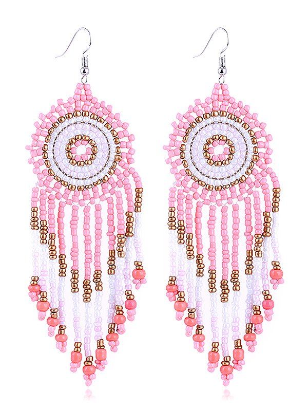 Sale Dreamcatcher Design Beads Tassel Earrings  