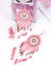 Dreamcatcher Design Beads Tassel Earrings -  