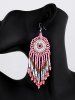 Dreamcatcher Design Beads Tassel Earrings -  