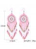 Dreamcatcher Design Beads Tassel Earrings -  