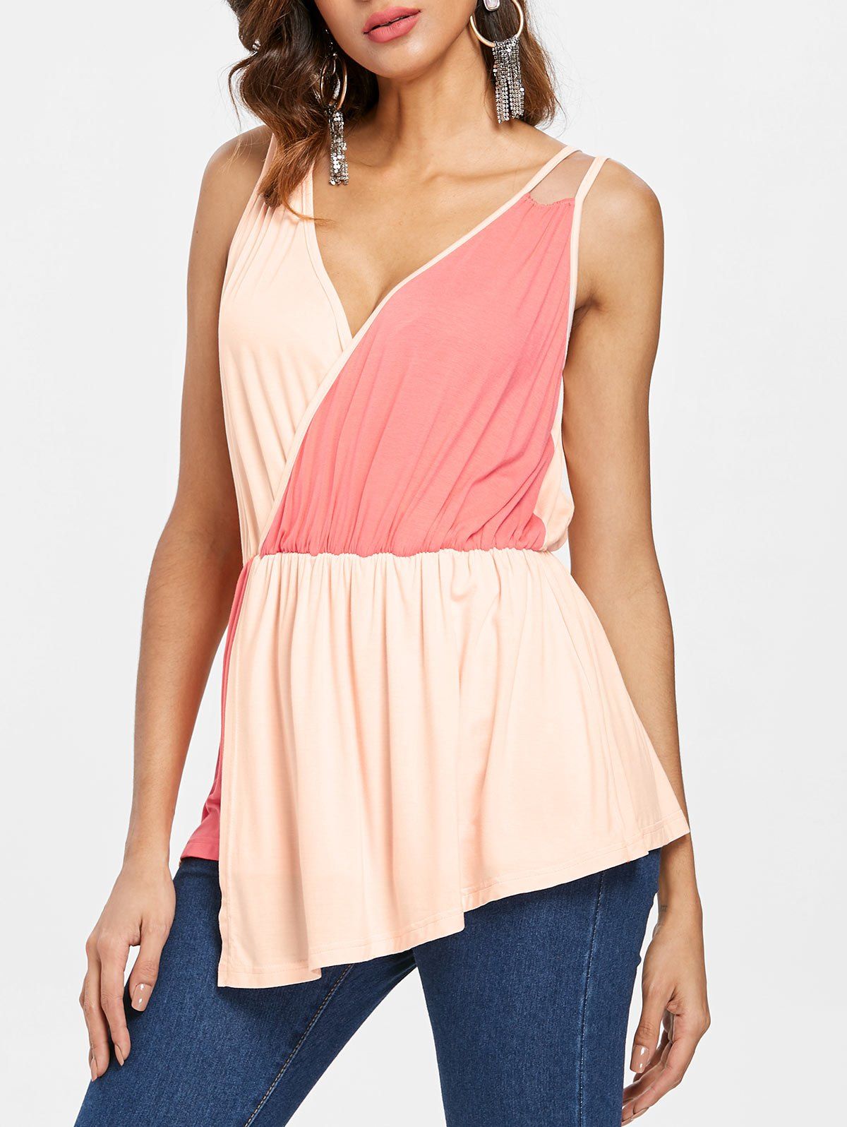 

Low Cut Back Cut Out Top, Multi