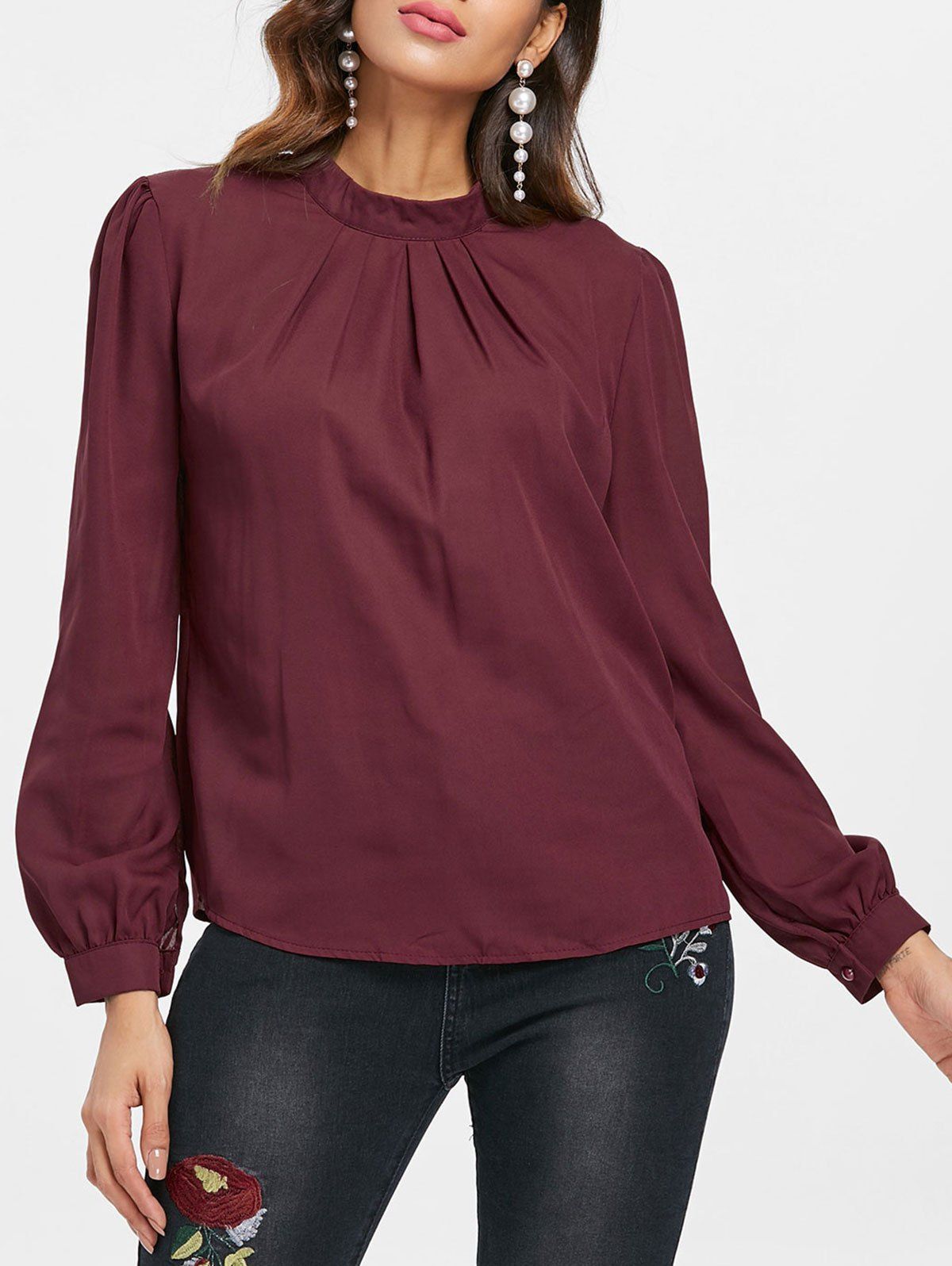

Chiffon Top, Red wine