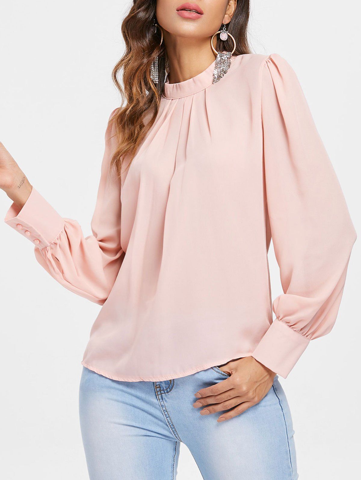 

Chiffon Top, Orange pink