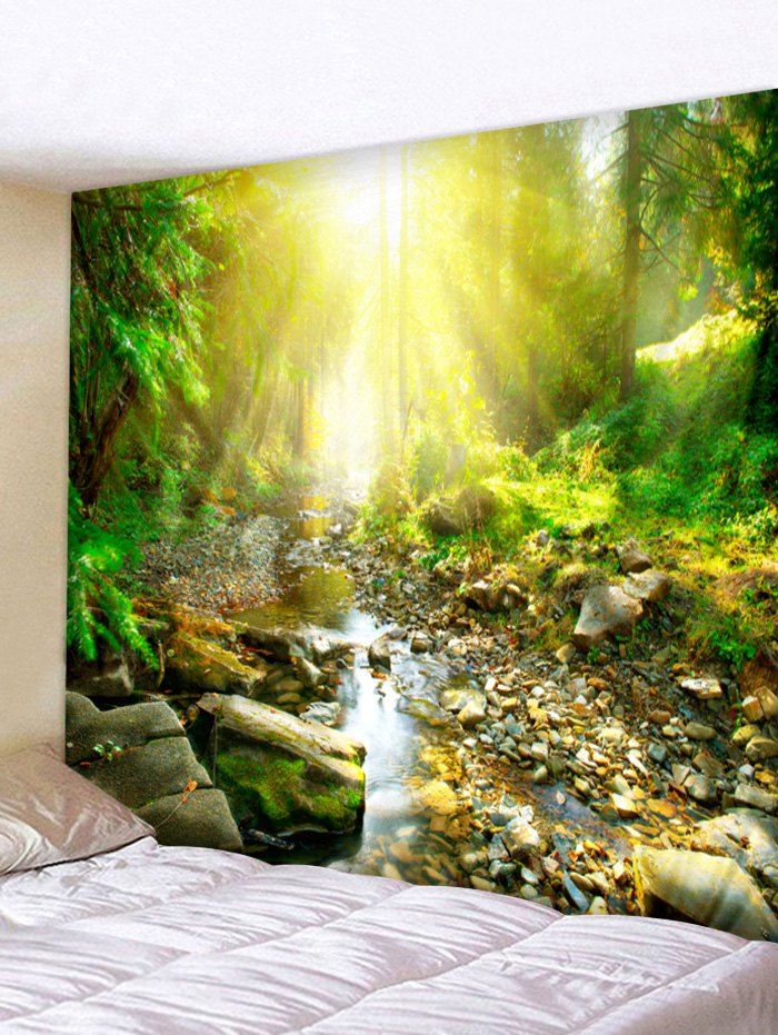 

Sunshine Jungle Print Tapestry Wall Decoration, Green