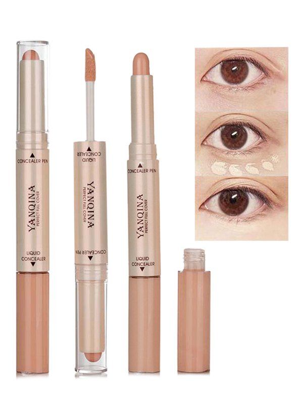 

Two In One High Coverage Long Wear Silky Concealer, #001