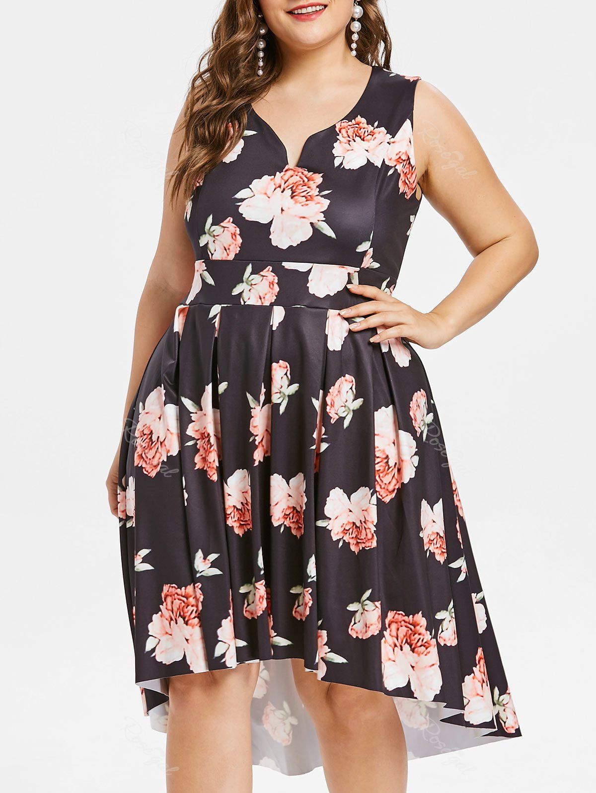high low plus size