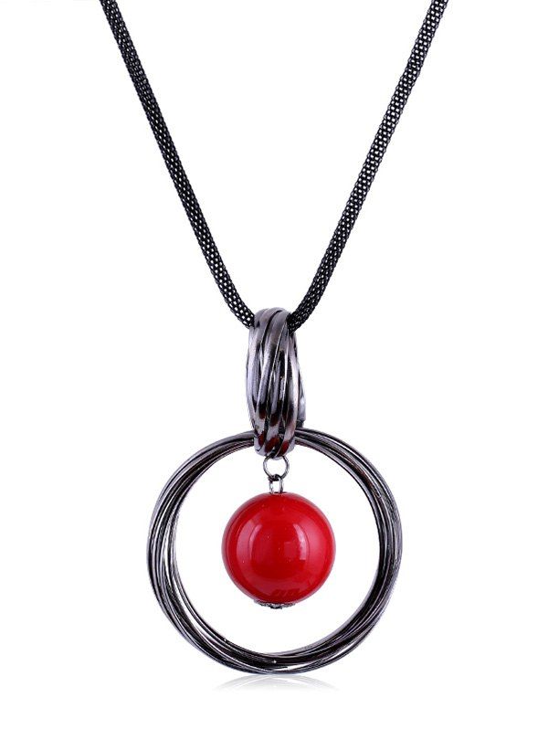 

Vintage Ethnic Style Round Ball Sweater Chain, Gunmetal