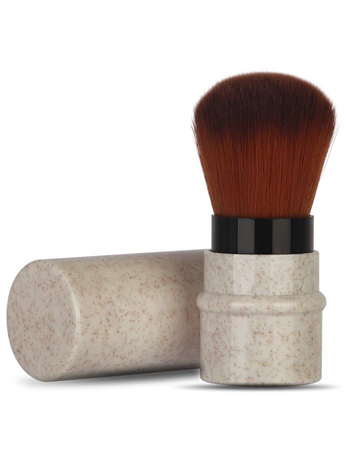 

ALL IN ONE Ultra Soft Fiber Hair Telescoping Makeup Brush, Warm white