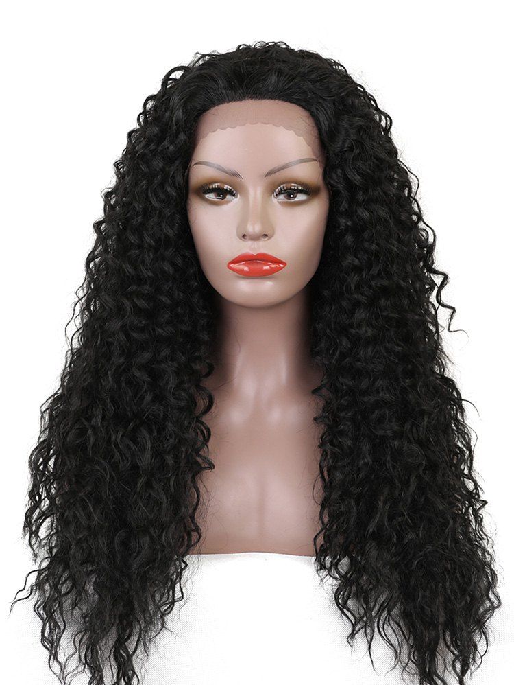 31 Off Long Free Part Water Wave Lace Front Synthetic Wig Rosegal 3207