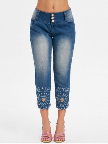 Ungaro Fever Blue Cotton Women Jeans main image 1
