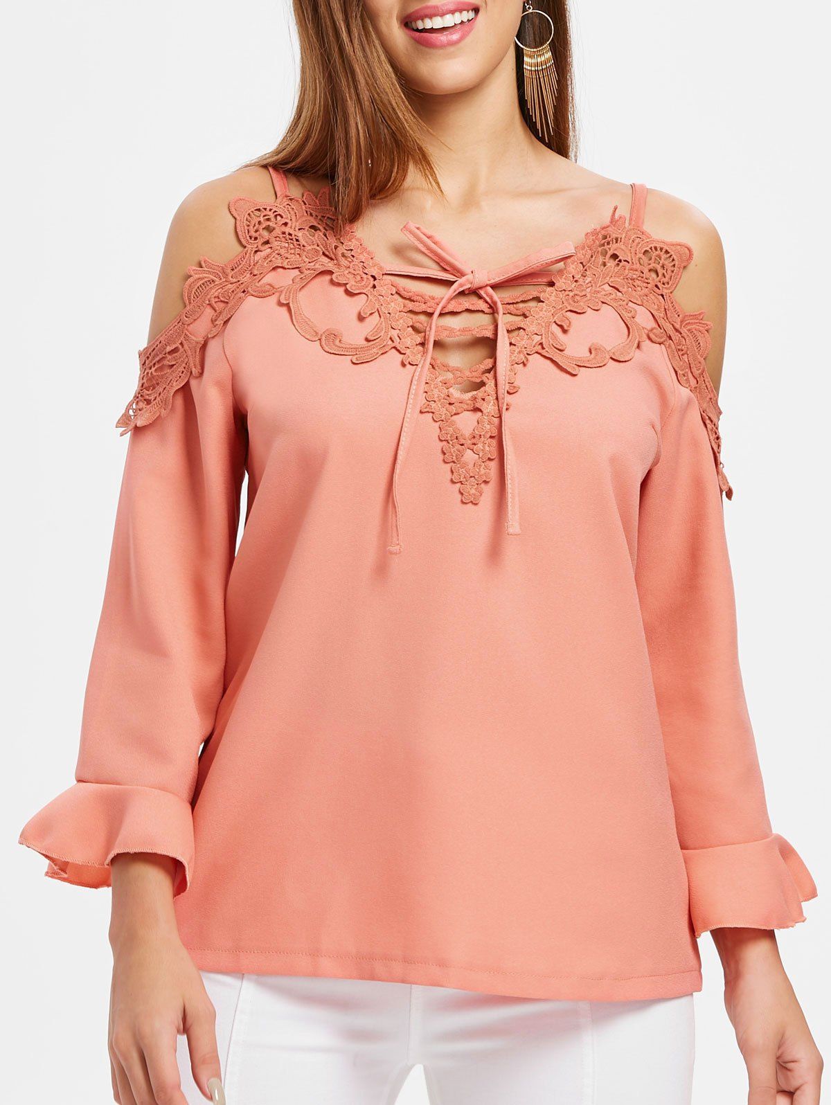 cold shoulder lace styles
