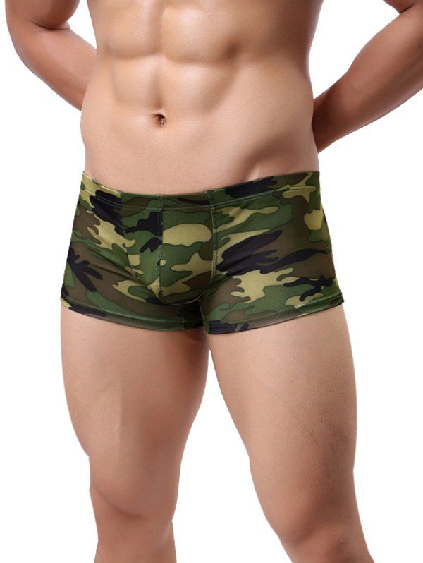 

Low-rise Camouflage Printed Trunk, Acu camouflage