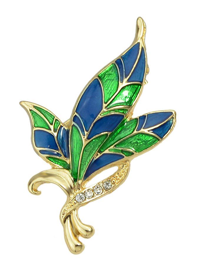

Flower Shape Clothes Decoration Brooch, Multi