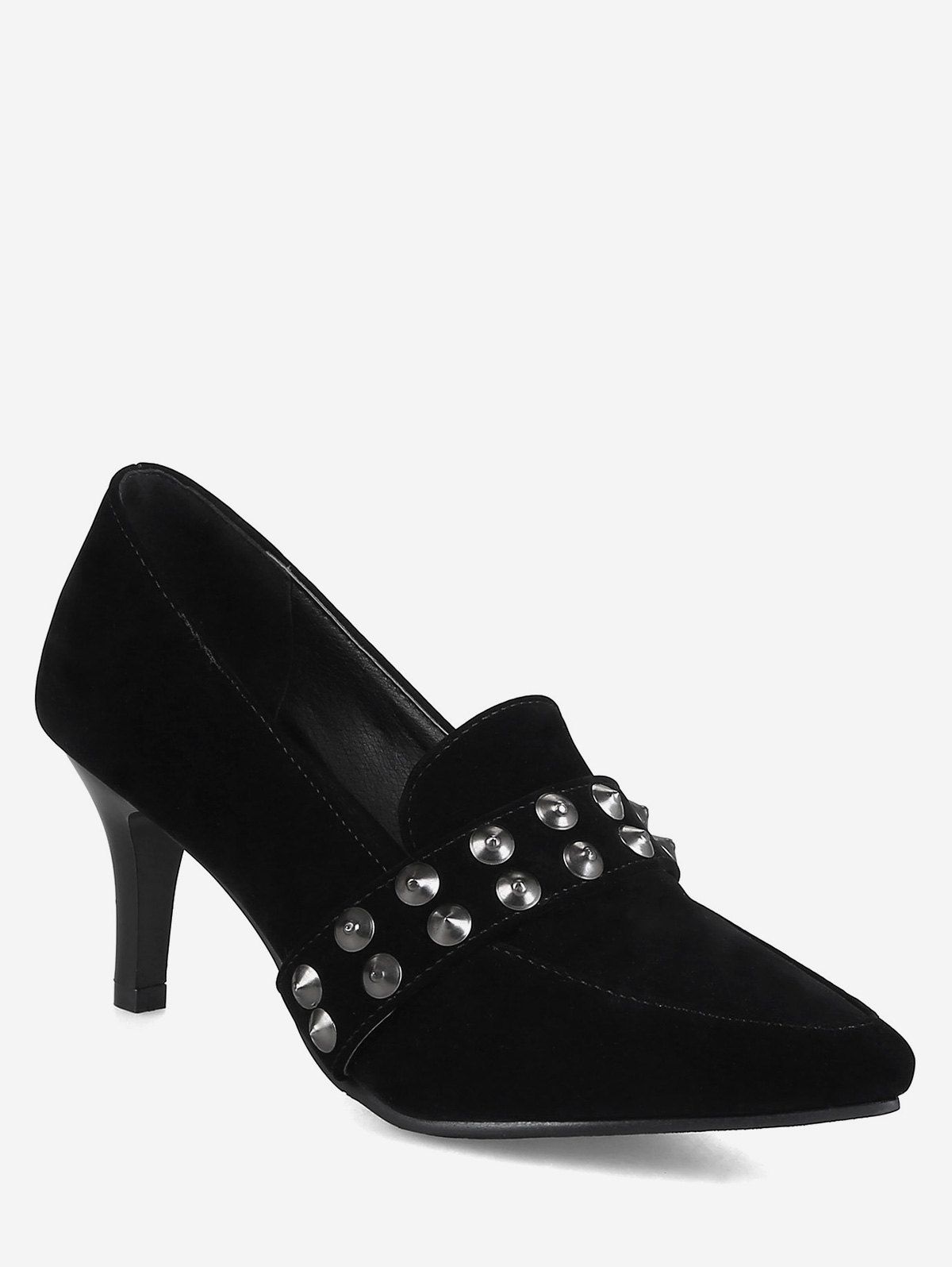 

Plus Size Stiletto Heel Pointed Toe Chic Pumps, Black