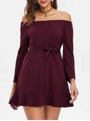 Off The Shoulder Belted Top -  