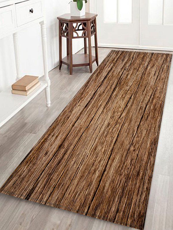 

Timber Grain Printed Floor Area Rug, Brown bear