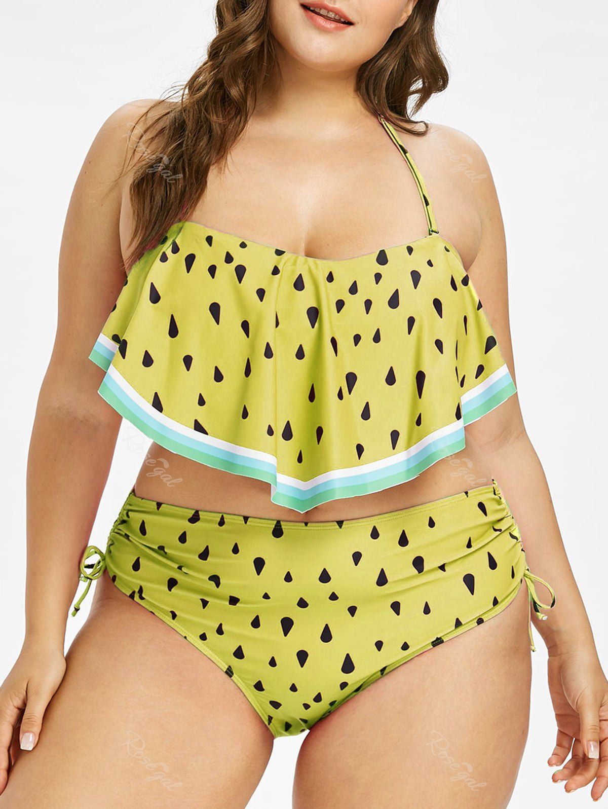 plus size watermelon swimsuit