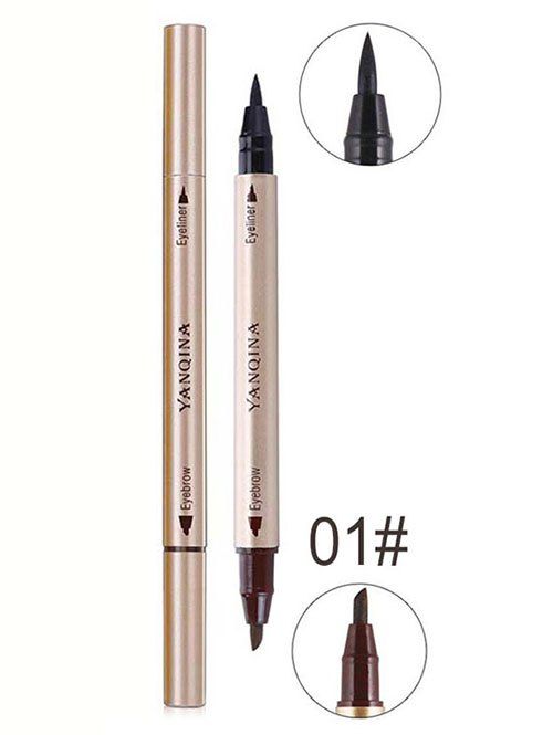 

Multifunctional Long Lasting Waterproof Liquid Eyebrow Eyeliner Pencil, #001