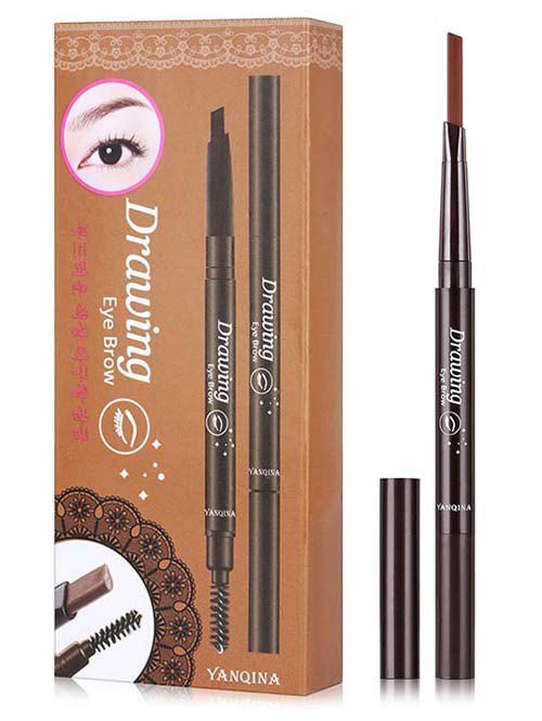 

Beauty Double Ended Long Lasting Waterproof Rotate Eyebrow Pencil, Coffee