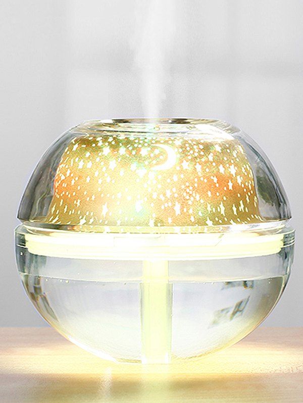

USB Ombre Color Starry Sky Projection Lamp Humidifier, Gold