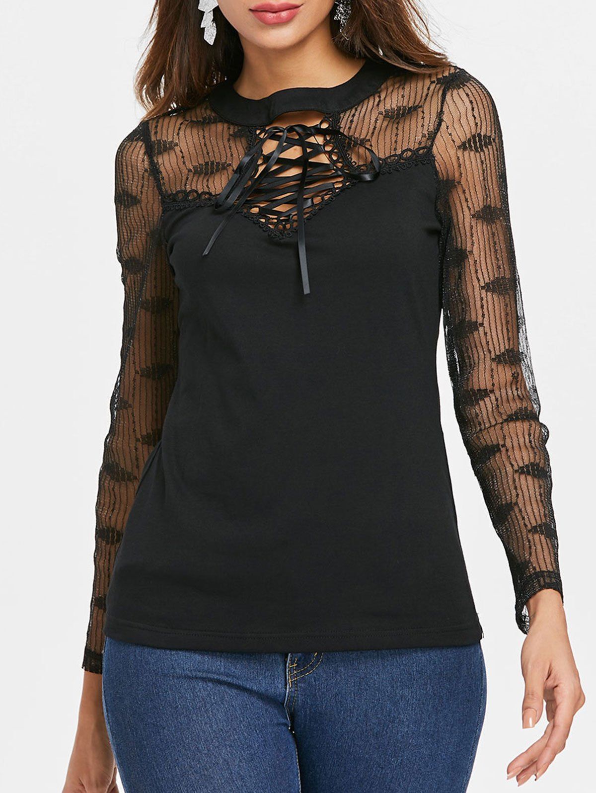 criss cross top shirt
