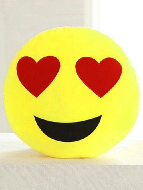 

Smile Face Emoticon Pattern Pillowcase, Red