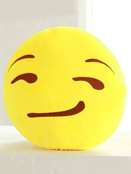 

Smile Face Emoticon Pattern Pillowcase, Yellow