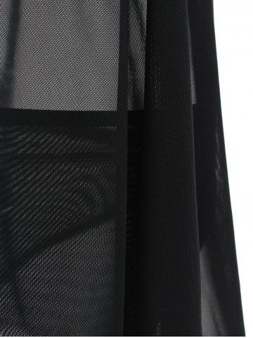 

Plus Size Criss Cross Lingerie Dress, Black