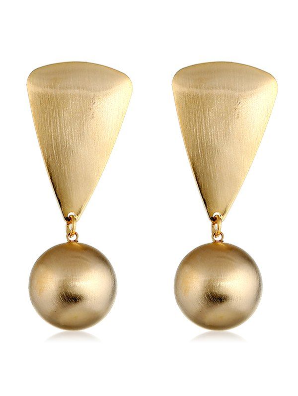 

Vintage Metal Balls Decorative Drop Earrings, Gold