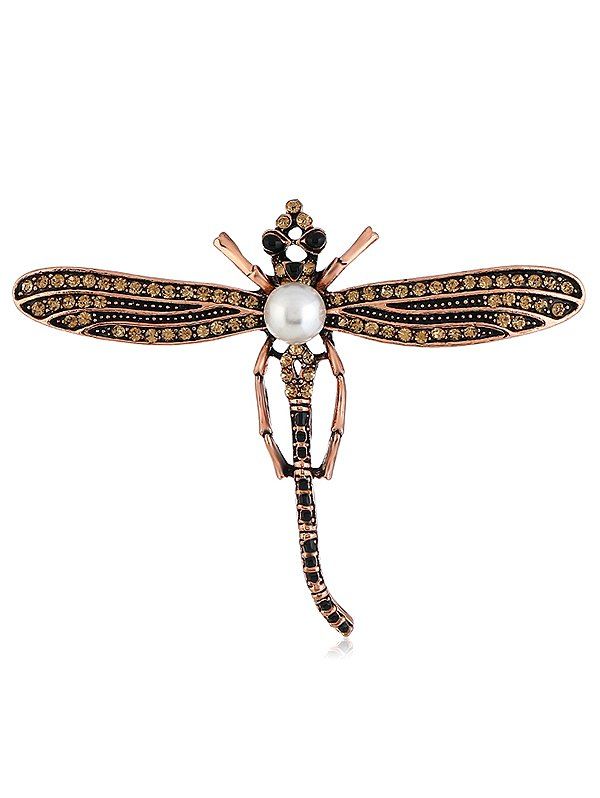 

Flying Dragonfly Decorative Scarf Brooch, Copper