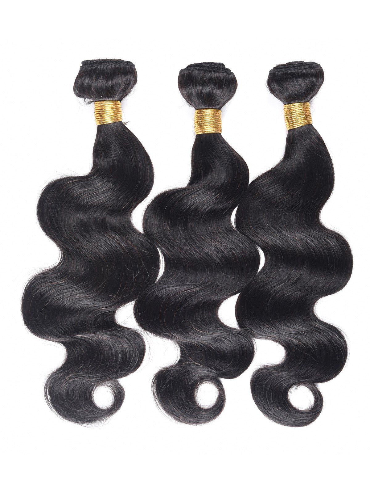 

Human Hair Body Wave Hair Weaves, Black