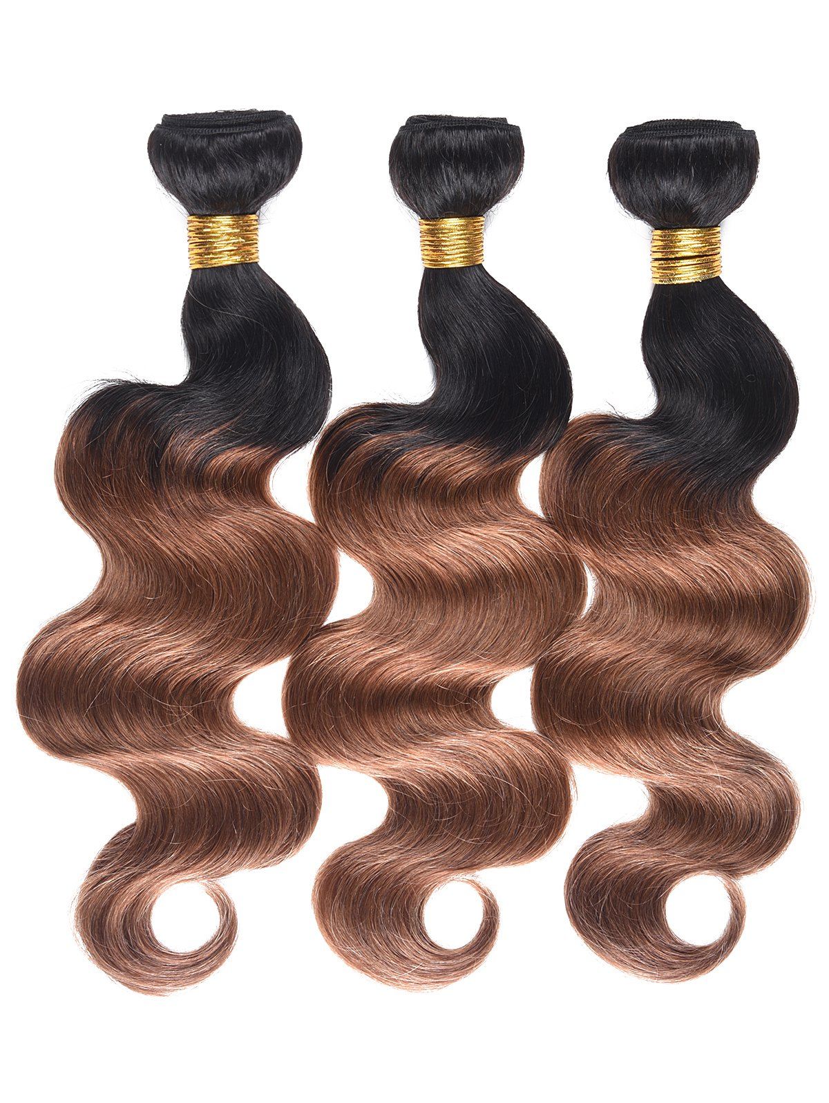 

Human Hair Colormix Body Wave Hair Weaves, Multi-t