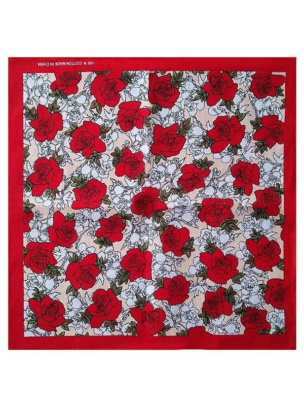 

Vintage Flourishing Floral Head Wrap, Multi-c