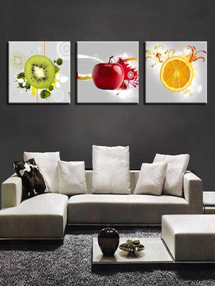 

Fruit Print Unframed Canvas Wall Art, Multi