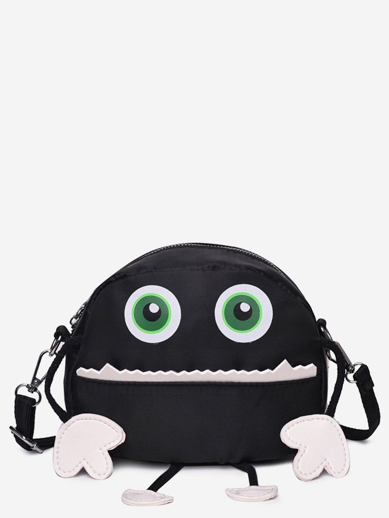 

Patchwork Color Block Chic Practical Crossbody Bag, Black