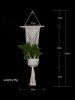 Hand-knitted Macrame Plant Hanger Wall Hanging Decoration -  