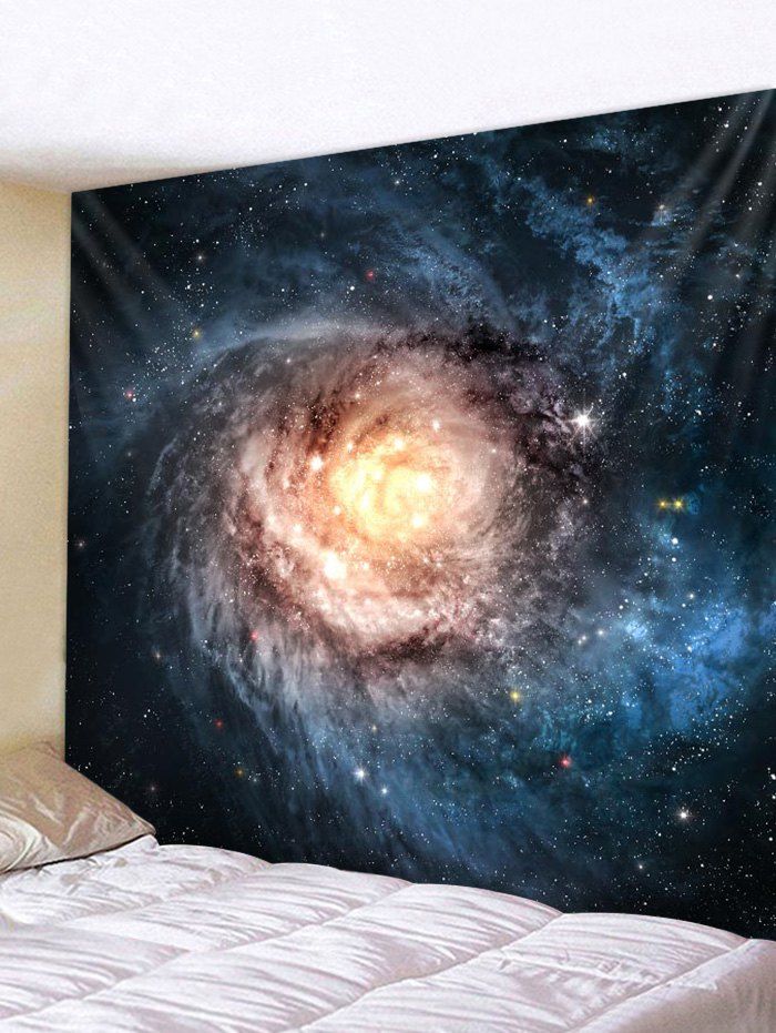 

Wall Hanging Art Spiral Galaxy Print Tapestry, Multi