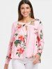 Floral Print Full Sleeve T-shirt -  