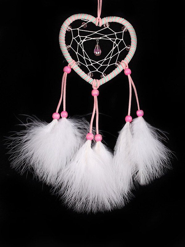 

Wall Hanging Handmade Heart Dream Catcher, Multi