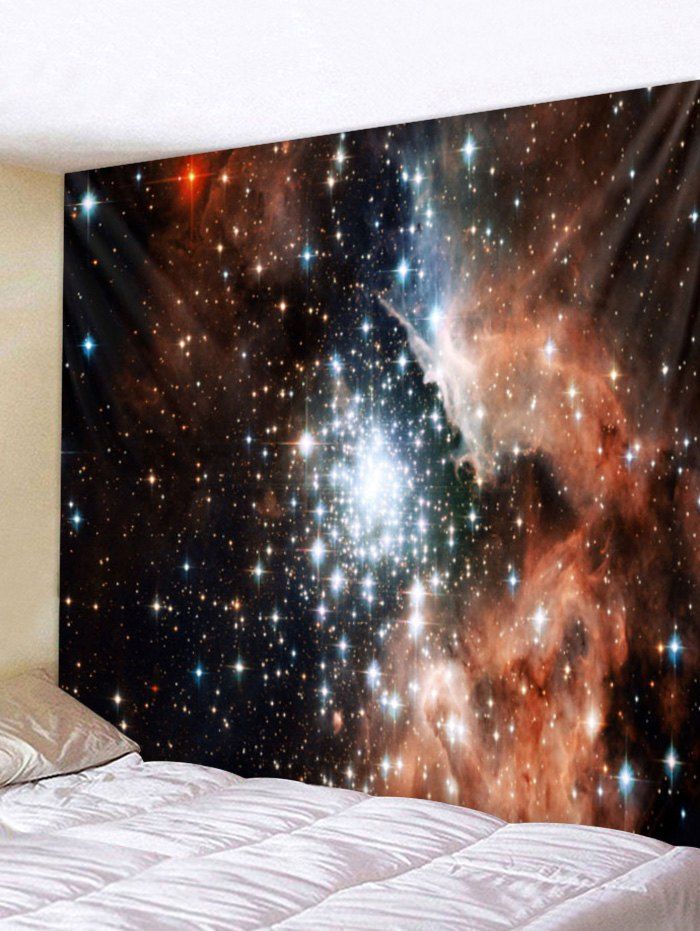 

Wall Hanging Art Galaxy Print Tapestry, Multi