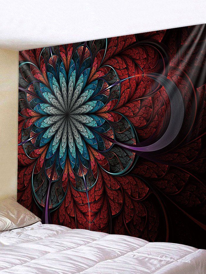 

Wall Hanging Art Mandala Flower Print Tapestry, Multi