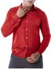 Openwork Solid Color Long Sleeve Shirt -  