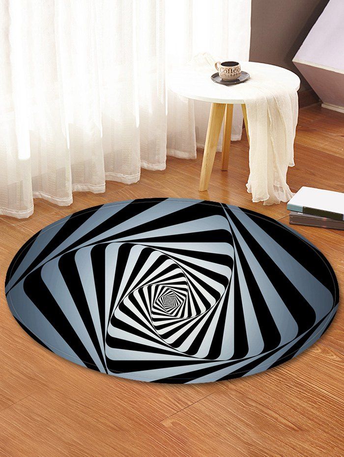 

Vector Seamless Pattern Anti-skid Round Floor Mat, Multi