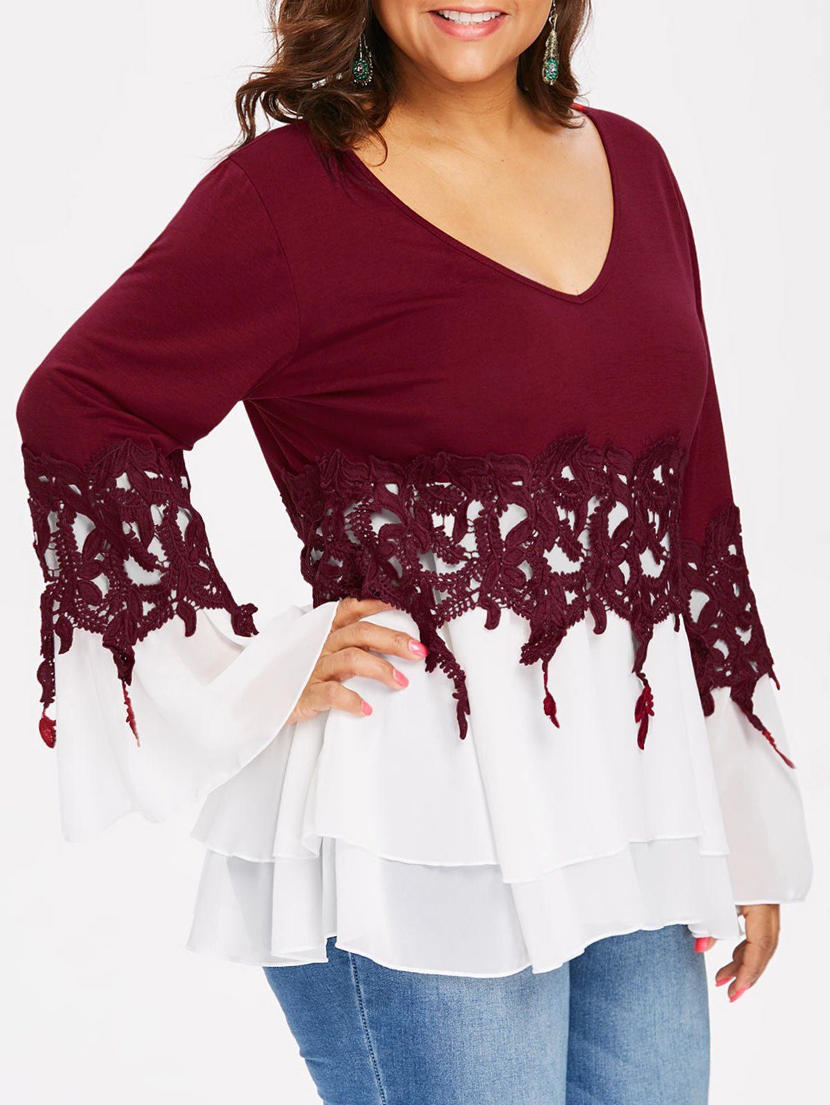 applique work blouse