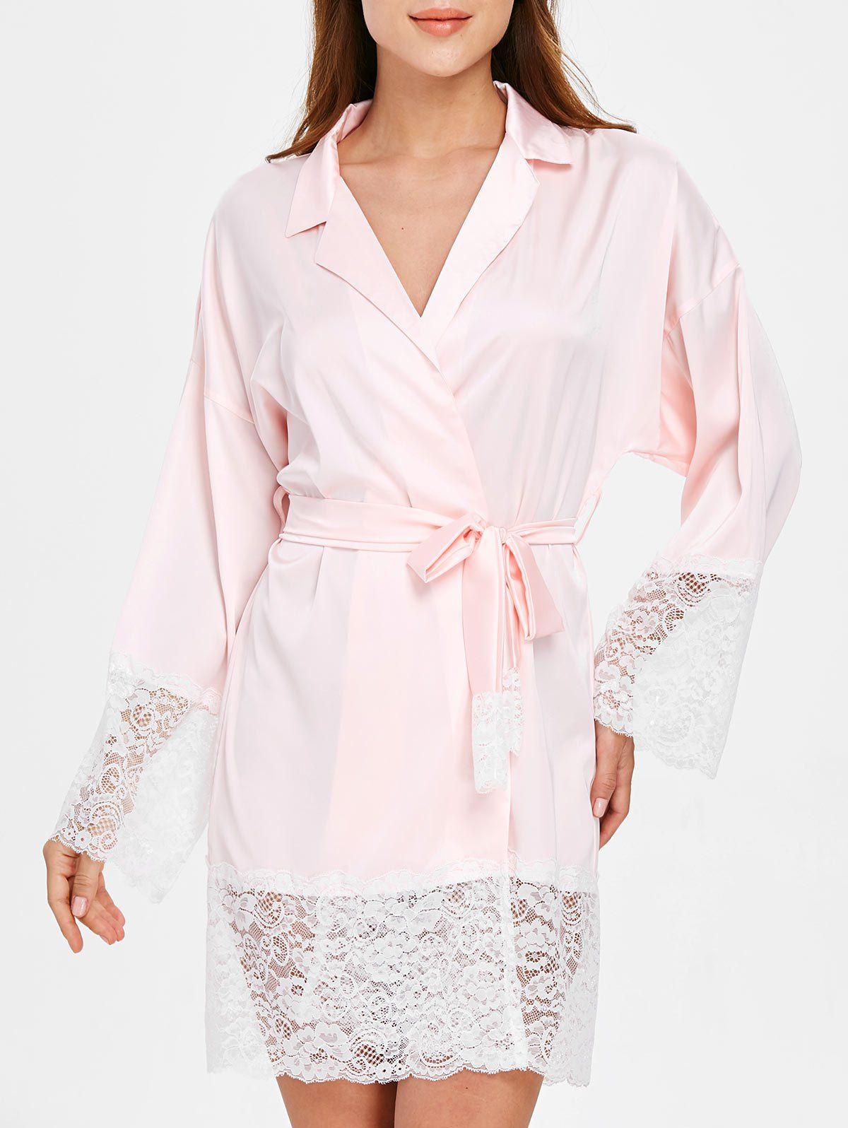 30-off-lace-insert-satin-sleeping-robe-with-belt-rosegal