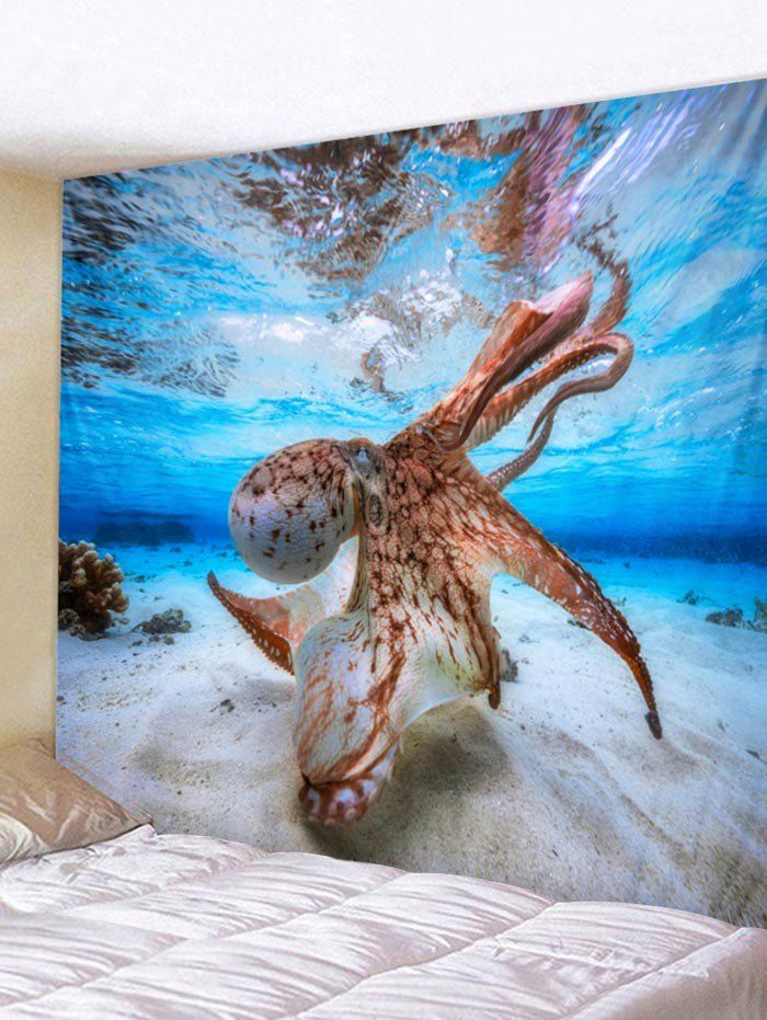 

Wall Hanging Art Octopus Print Tapestry, Multi