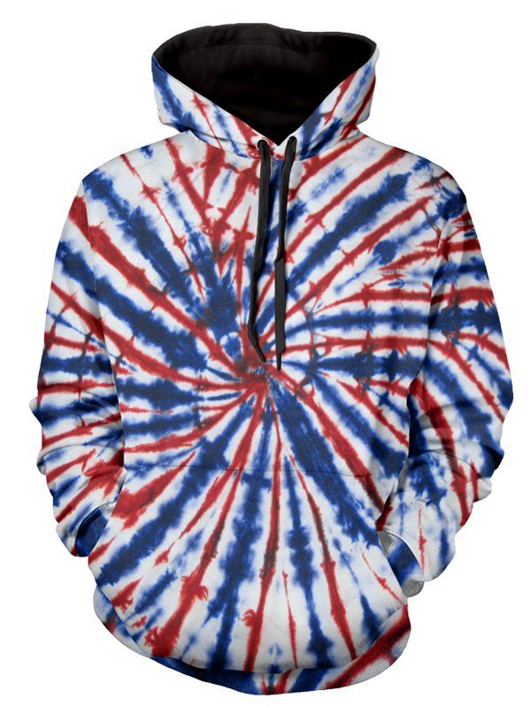 

Vortex Tie Dye Long Sleeve Hoodie, Multi