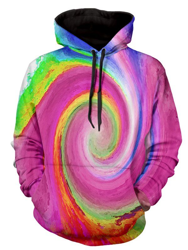 

Vortex Paint Drawstring Hoodie, Multi