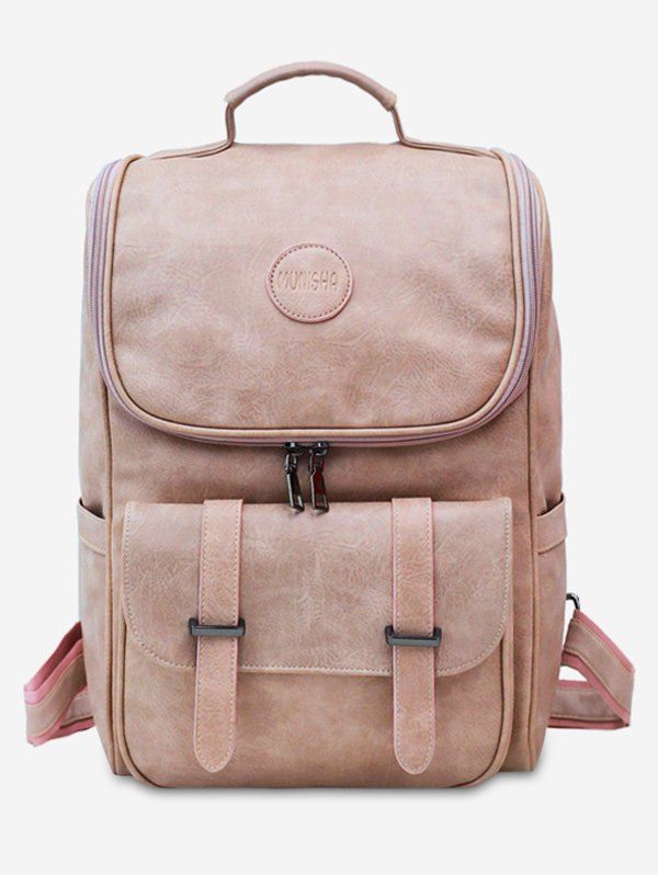 Sac à Dos d'Epaule Poche à Rabat en Avant  