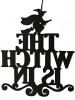 Halloween Witch Wall Hanging Decoration -  
